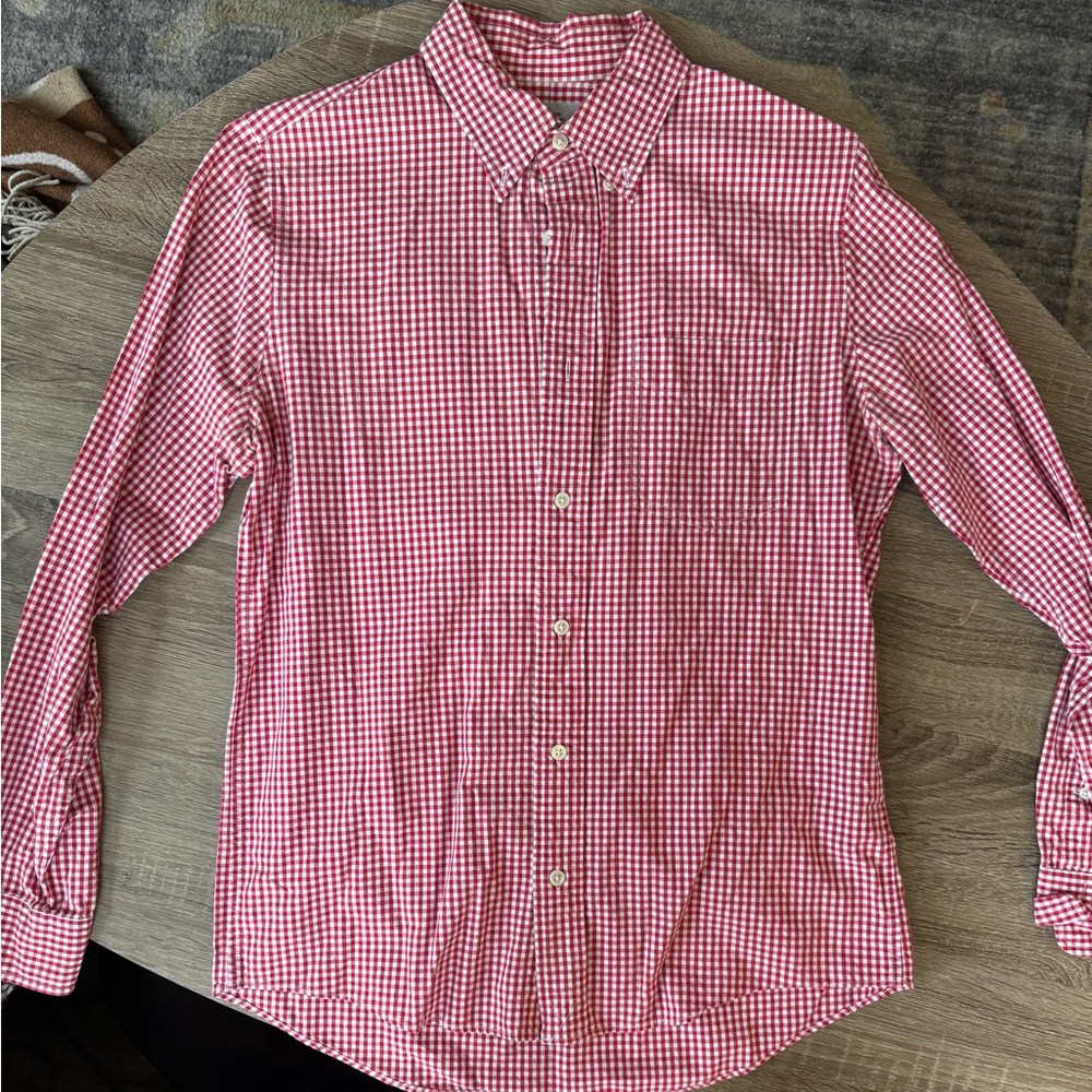 Jack Spade Red Casual Button Down Shirt